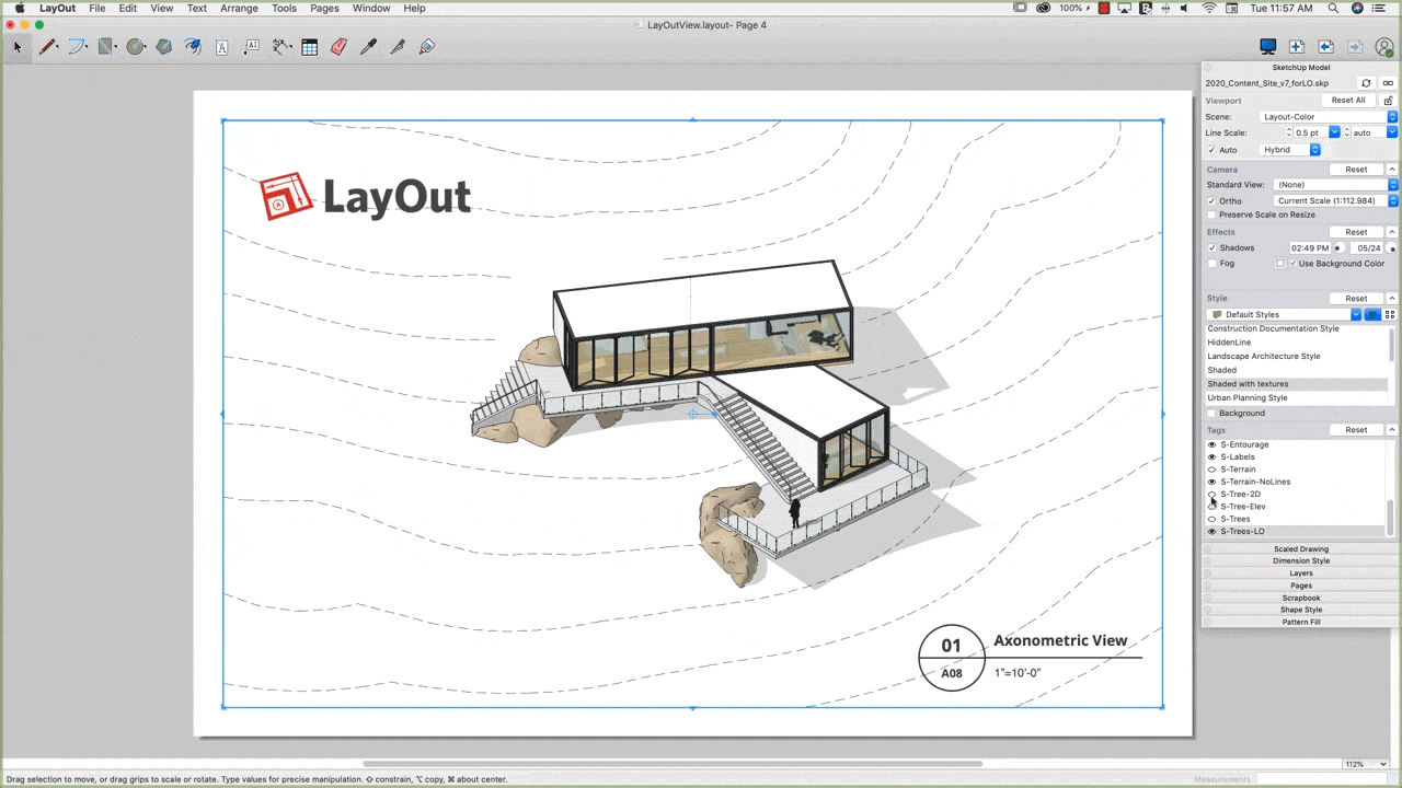 LayOut Toggle Tag Visibility