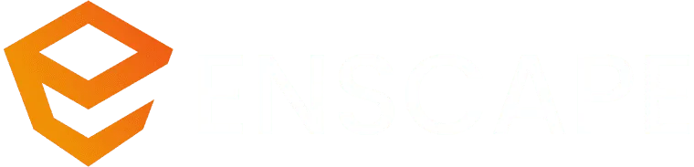 Enscape 3D Logo White