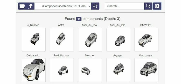SketchPlus componentFinder jpg
