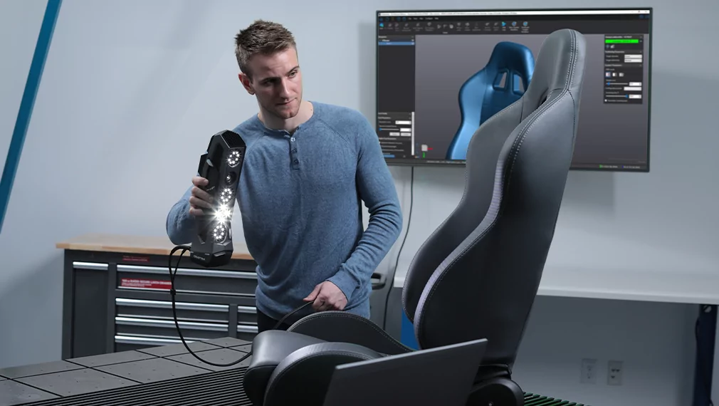 Go Scan 3D Scanner in action