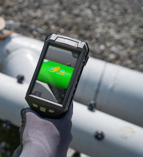 handyscan evo scanning pipe mode analysis